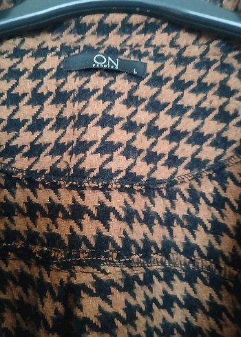 Düğmeli Kahverengi Kadın Midi Ceket - Görsel 4