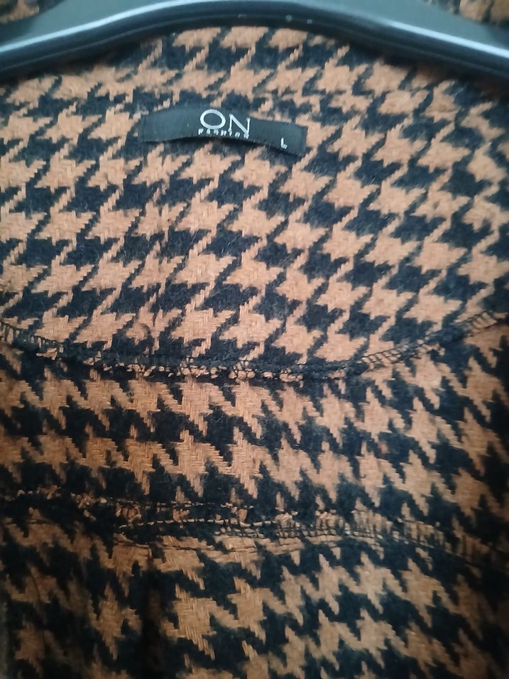 Düğmeli Kahverengi Kadın Midi Ceket - Görsel 4