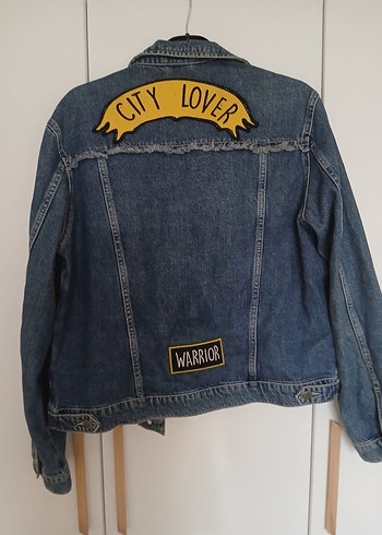 Kadın kot ceket - Görsel 3