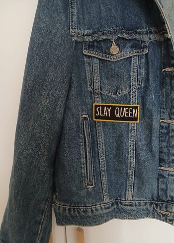 Kadın kot ceket - Görsel 2