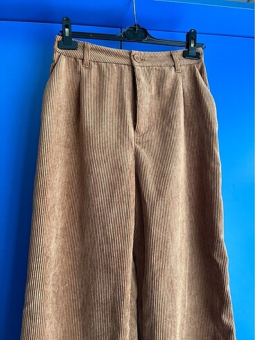 Hm kahverengi pantalon s beden yedek dugmeli