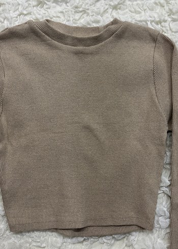 Kadın Bej Uzun Kollu Triko Kazak - Görsel 2