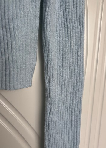 Mavi Kadın Örgü Uzun Kollu Kazak - Görsel 6