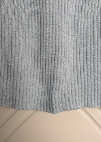 Mavi Kadın Örgü Uzun Kollu Kazak - Görsel 5