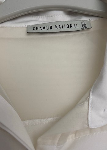 Fermuarlı Beyaz Kadın Gömlek - Görsel 3