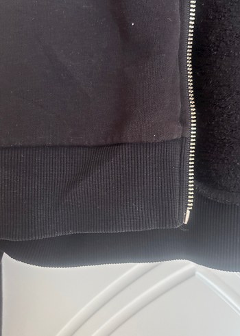 Siyah Fermuarlı Crop Hırka Addax - Görsel 4