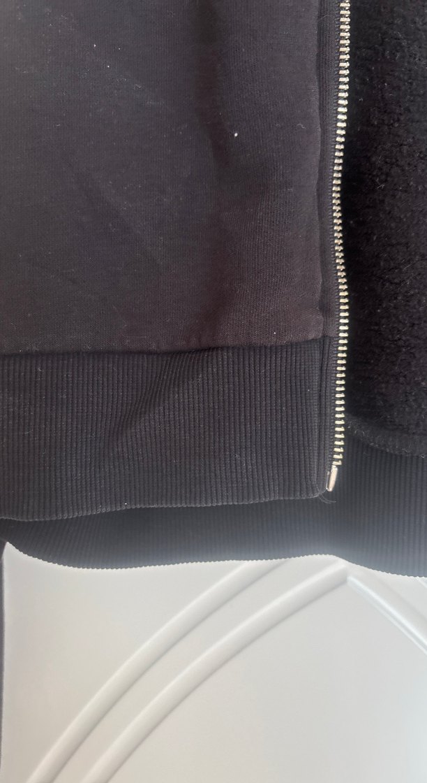 Siyah Fermuarlı Crop Hırka Addax - Görsel 4