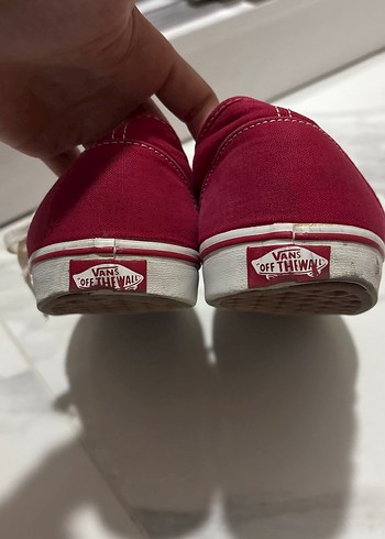 Kırmızı Vans Ayakkabı Erkek 42-43 - Görsel 5