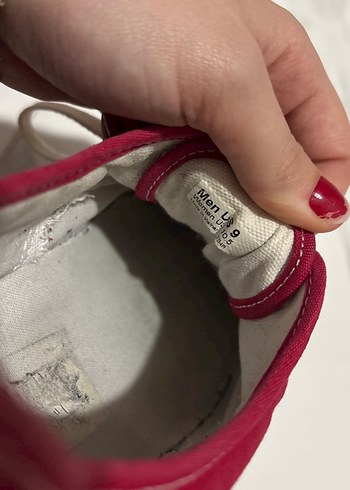 Kırmızı Vans Ayakkabı Erkek 42-43 - Görsel 8