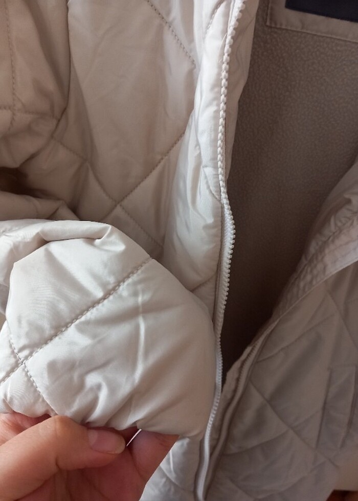 Kız çocuk mont bej - Görsel 4