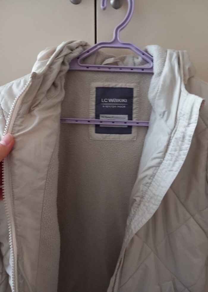 Kız çocuk mont bej - Görsel 2