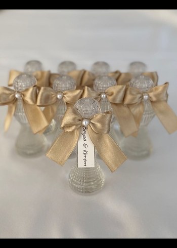 Kırmızı Fiyonk Detaylı Kadın Parfüm Şişesi - Görsel 4