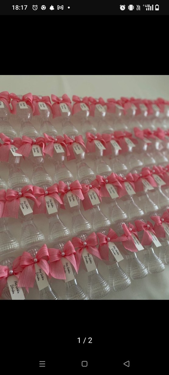 Kırmızı Fiyonk Detaylı Kadın Parfüm Şişesi - Görsel 5