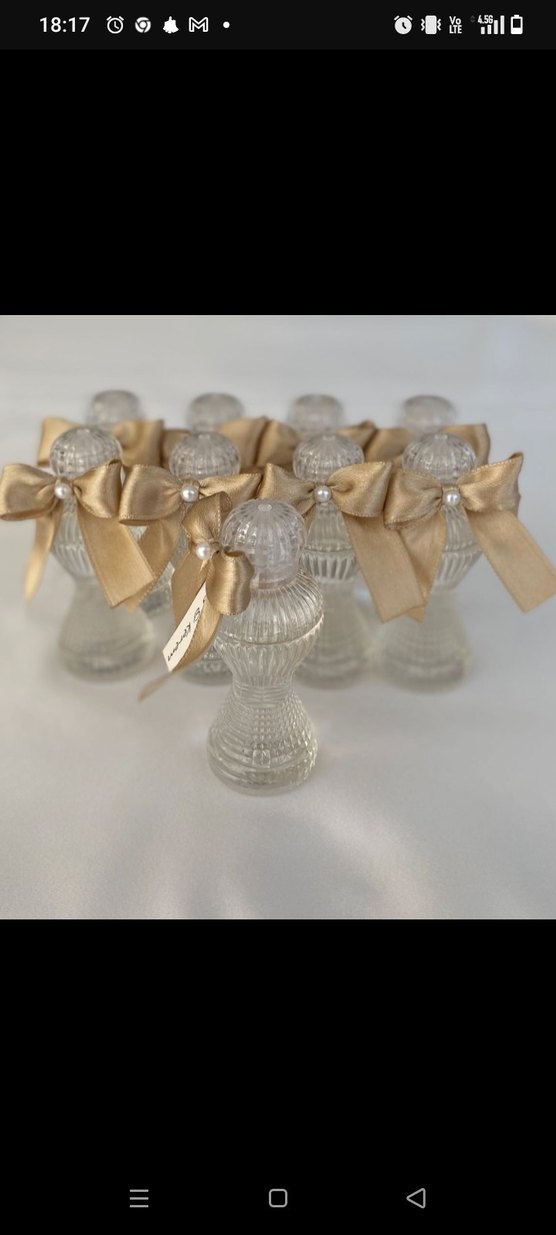 Kırmızı Fiyonk Detaylı Kadın Parfüm Şişesi - Görsel 3