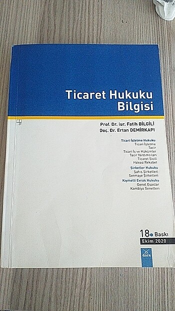 Ticaret hukuku bilgisi