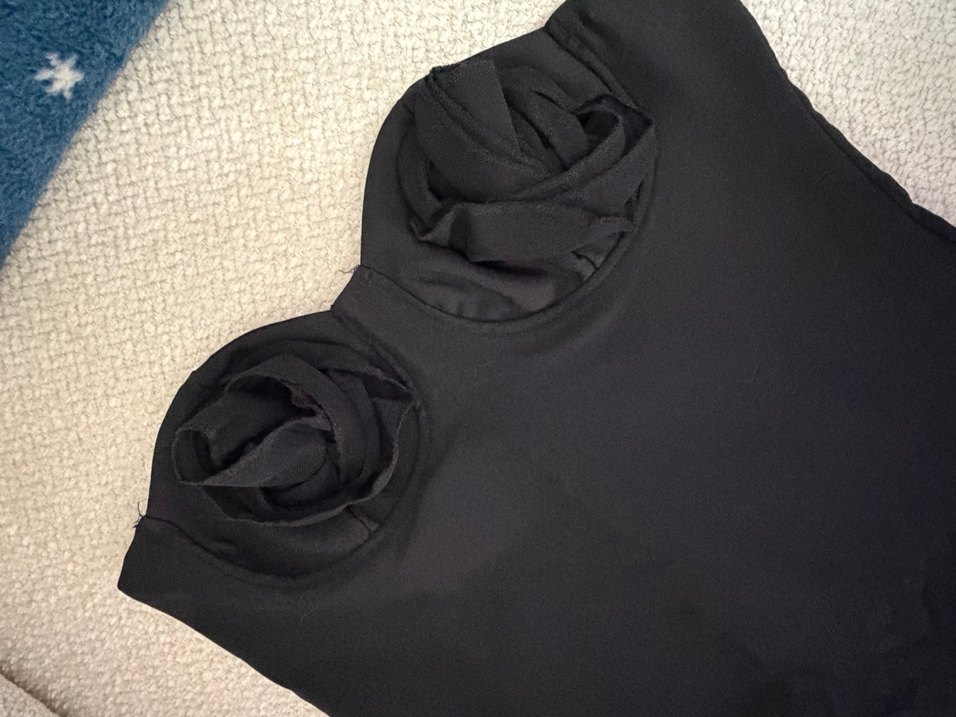 Straplez mini elbise - Görsel 3