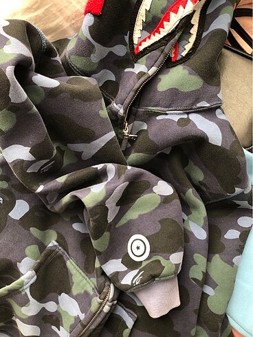 l Beden lacivert Renk bape hırka sorunsuz