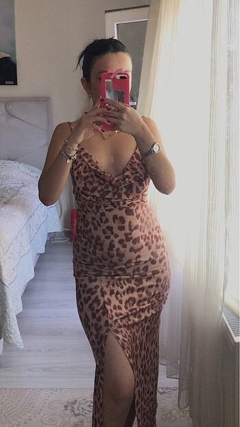 Trendyol & Milla Leopar elbise
