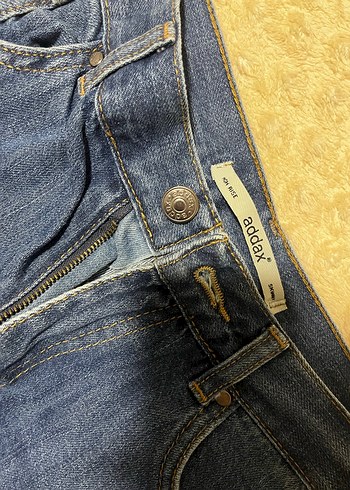Kadın Lacivert Mini Denim Şort - Görsel 4