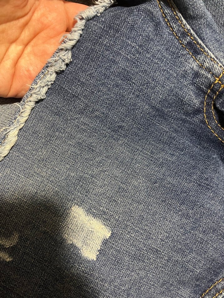 Kadın Lacivert Mini Denim Şort - Görsel 3