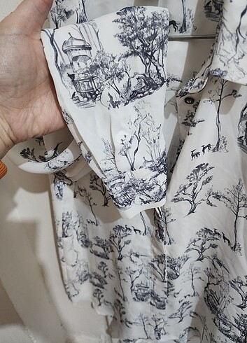 H&M Saten kadin gomlek