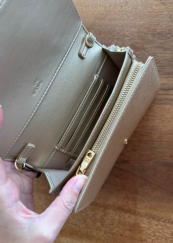 Love Moschino Altın taşlı Zincir Detaylı cüzdan kartlık Seti - Görsel 8