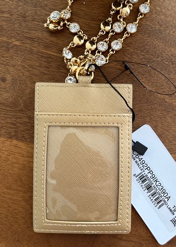 Love Moschino Altın taşlı Zincir Detaylı cüzdan kartlık Seti - Görsel 3