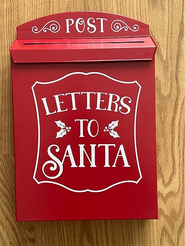 Noel bana mektup santa posta kutu