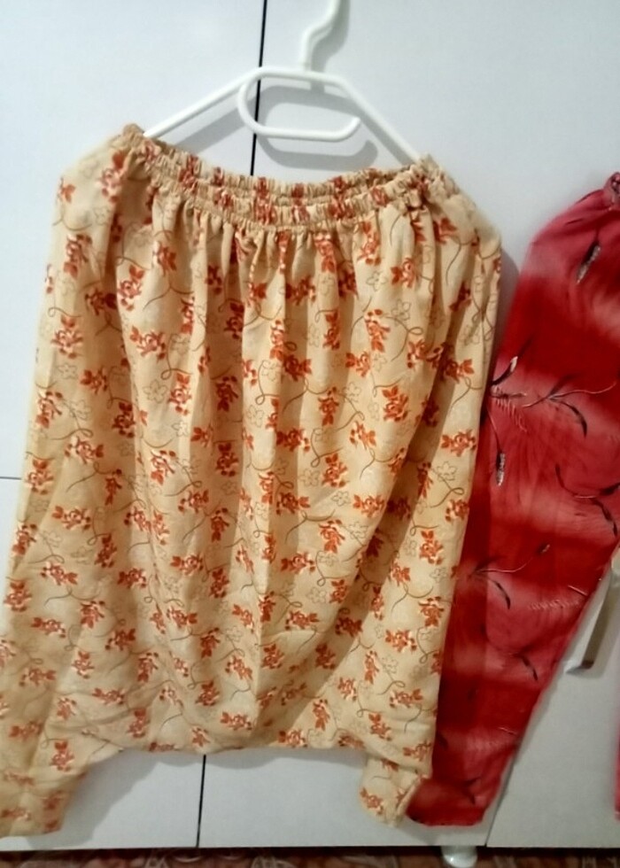 Kız çocuklarına pijama bide şalvar - Görsel 2