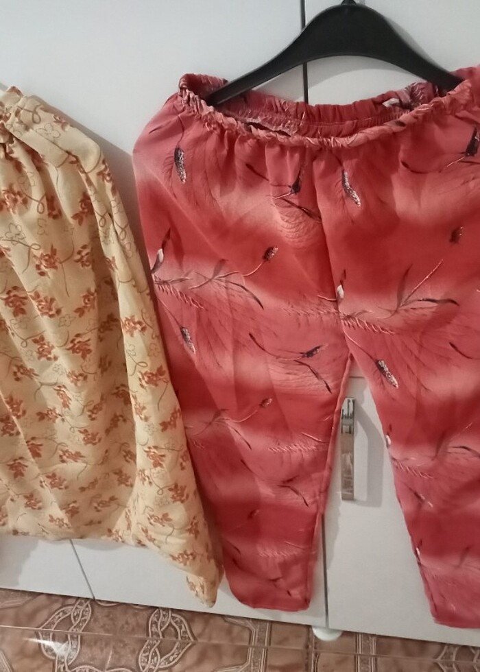 Kız çocuklarına pijama bide şalvar - Görsel 3