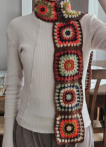 Diğer Vintage Motif Atkı