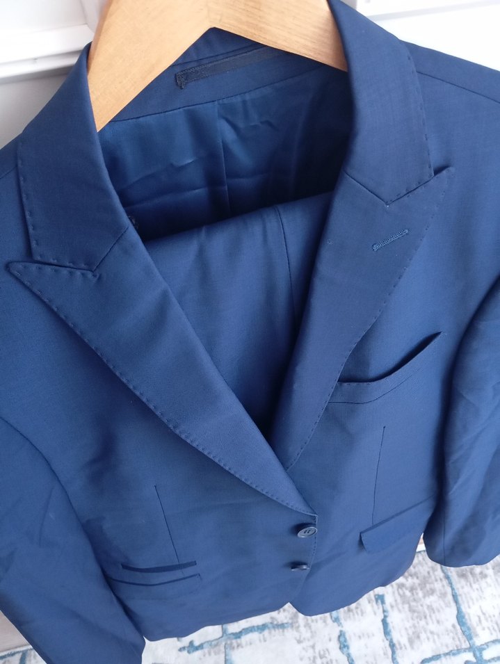 Erkek Klasik Lacivert Takım Elbise - Görsel 2