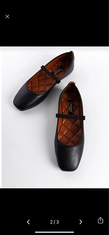 Zara Capone Outfitters Bantlı Babet