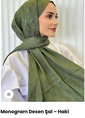 Losyona Haki yesil jakar şal