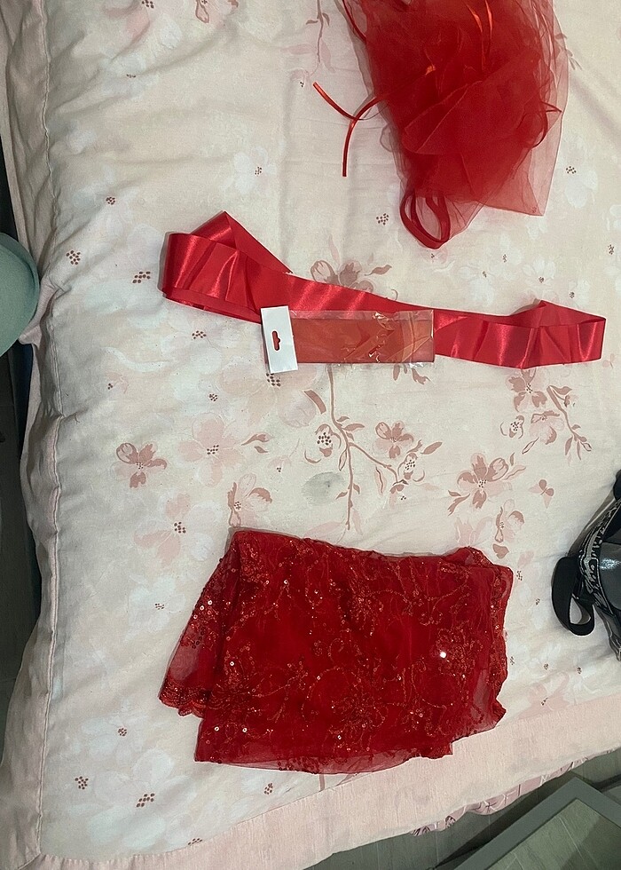 Kına duvağı kuşak 2lı eldıvenı bunda yok temız dır - Görsel 4