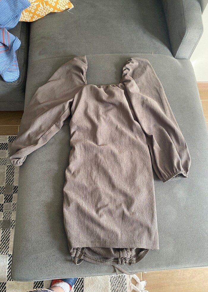 Günlük elbıse uzalabılır kısalabılır bagcıgı vardır ayarlanabili - Görsel 5