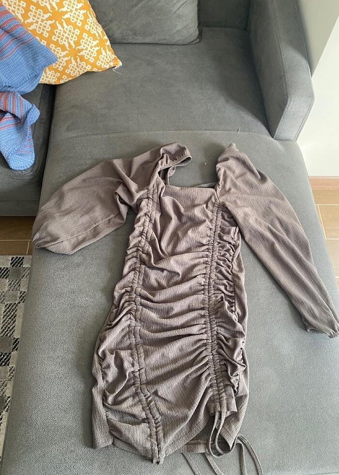 Günlük elbıse uzalabılır kısalabılır bagcıgı vardır ayarlanabili - Görsel 2