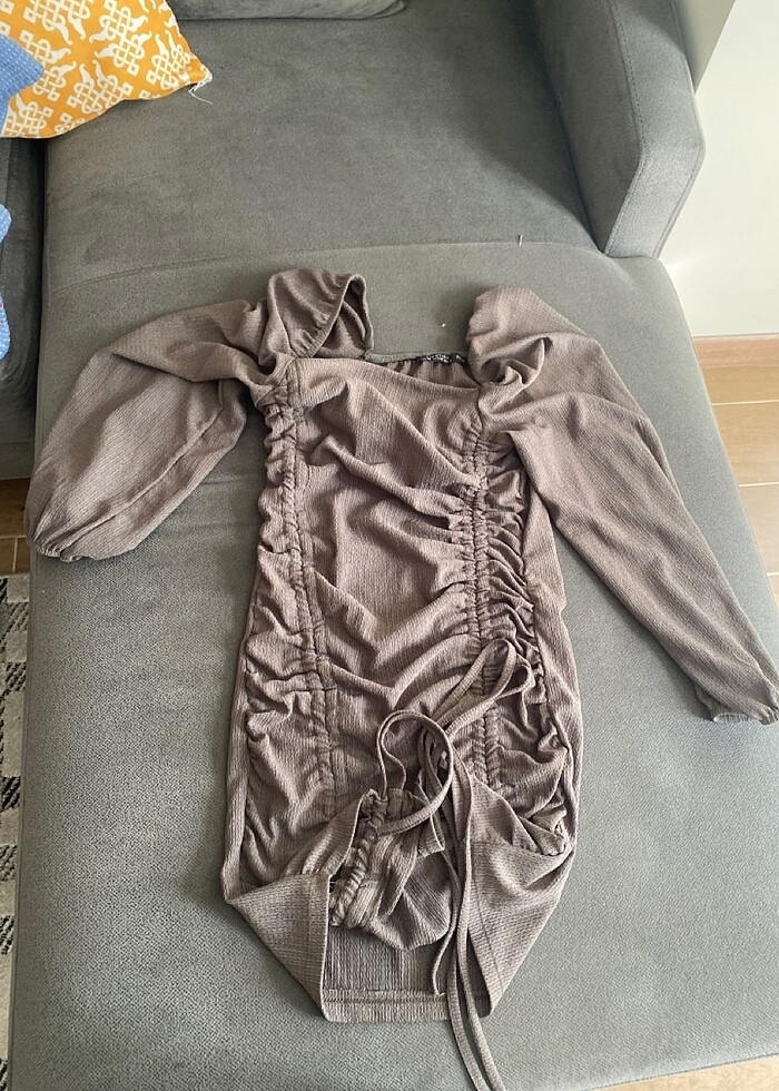 Günlük elbıse uzalabılır kısalabılır bagcıgı vardır ayarlanabili - Görsel 4