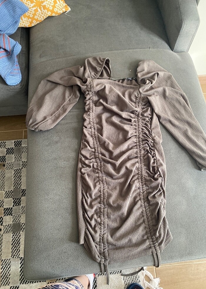 Günlük elbıse uzalabılır kısalabılır bagcıgı vardır ayarlanabili - Görsel 3