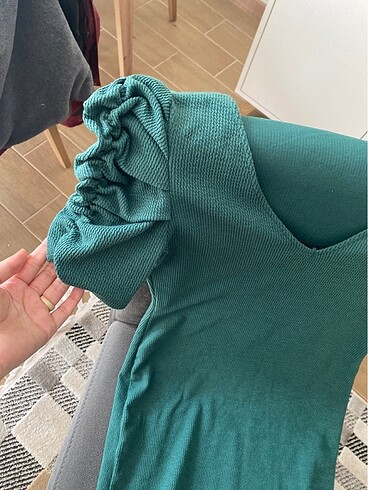 Kısa elbise şık elbıse - Görsel 5