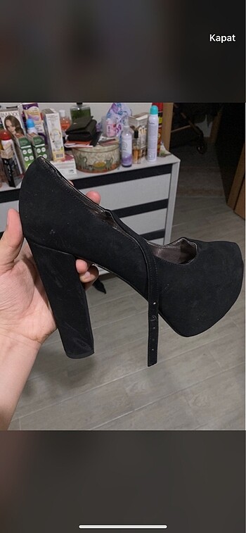 Topuklu ayakkabı 1defa gıydım yeni gıbı - Görsel 6
