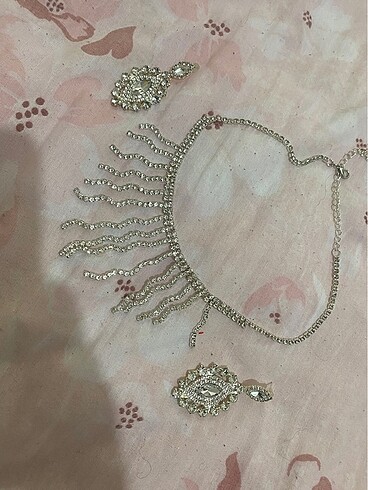 Kolye setı gelın ıcın - Görsel 2