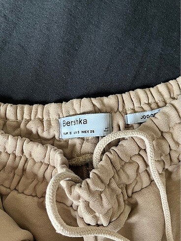 s Beden camel Renk Bershka alt üst takım eşortman s beden sweat m beden