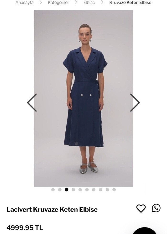 Adl orijinal keten elbise 1 kere giyilmedi - Görsel 4