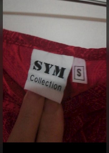 Kırmızı midi etek - Görsel 2