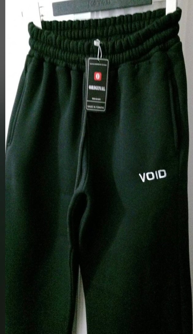 Siyah unısex Rahat Kesim Eşofman Altı - Görsel 2