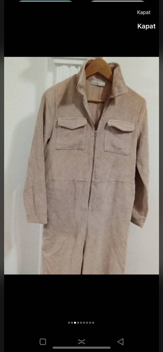 Bej Kadın Uzun Tulum - Görsel 2