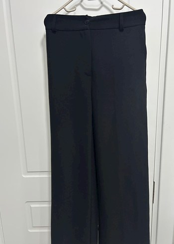 Siyah Kadın Uzun Kumaş Pantolon - Görsel 3