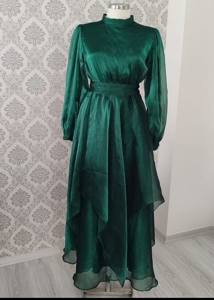 Kevser Bahadır mimoza tesettür abıye - Görsel 2