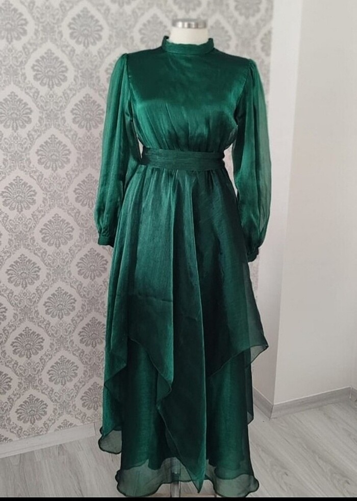 Kevser Bahadır mimoza tesettür abıye - Görsel 3